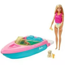 Barbie Barco Boneca Na Lancha - Grg30 Mattel