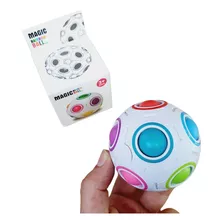 Esfera Didactica Bola Infantil Puzzle Destreza Rainbow Ball