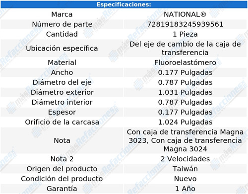 Retn Eje Caja Transferencia Yukon Xl 15 Al 19 National Foto 3