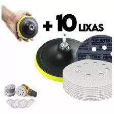 10 Un Discos De Lixa Branco Pluma E Base Disco De Lixa 125mm Quantidade De Cascalhos 60