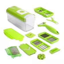 Kit Fatiador Cortador De Legumes Salada Plástico Inox Clink