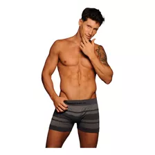 8741ha Boxer Seamless Algodon Con Lcyra Rayado Hanes