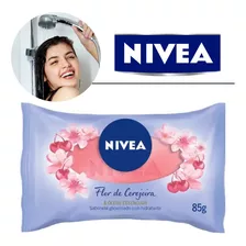 Sabonete Nivea Glicerinado Em Barra Flor De Cerejeira Corpo