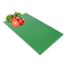 Tábua De Corte Churrasco Profissional 30cm X 50cm Cor Verde