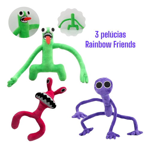 Bonecos Rainbow Friends Babão Red Green Jogo Roblox Criança