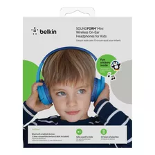 Auriculares Belkin Inalambricos Bluetooth Para Niños 