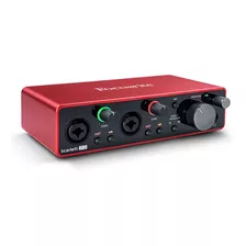 Interface Usb 2 Mic / Inst 192 Khz Focusrite Scarlett2i2 3g