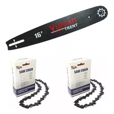 Kit Sabre 16 Polegadas P/ Motosserra + 02 Corrente 28 Dentes