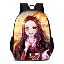 Mochila Nezuko Demon Slayer Niña Impresión Digital 3d 20 L