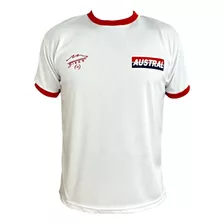 Camiseta Argentinos Juniors Retro Austral Blanca Adultos