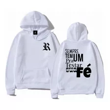 Casaco Moletom Canguru Racionais Mc's Rap Blusa De Frio