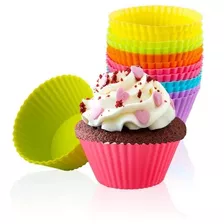 Moldes Silicona Capacillos X12 Cupcakes Muffins Reposteria 