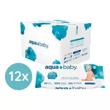 Caja 12 Toallas Húmedas Aqua Baby 60 Unidades
