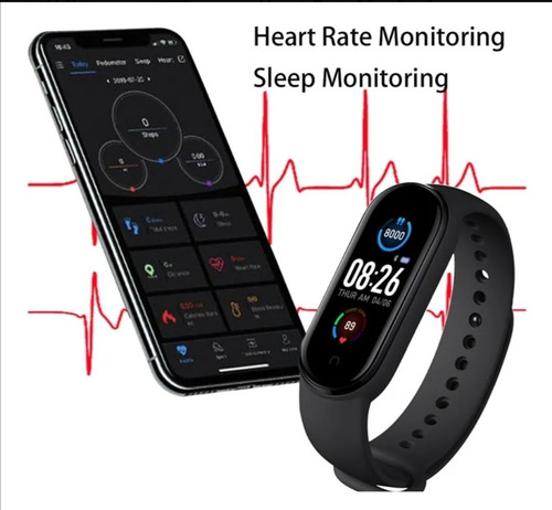 Pulsera Inteligente Bluetooth M5, Reloj Deportivo, Podómetr
