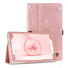 Funda Galaxy Tab A 8.0 T290/t295 Glitter Rose Gold