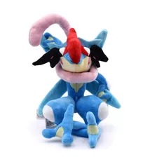 Greninja Ash Pelúcia Pokémon Sapo 30cm Froakie Pronta Entreg