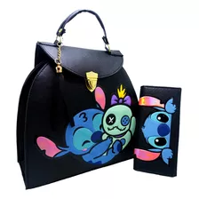 Stich Bolsa Mochila 3 En 1 Con Cartera