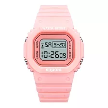 Reloj Vintage Deportivo Estilo Retro Digital Color Pastel