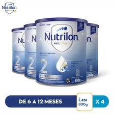 Pack Nutrilon Profutura 2 De 6 A 12 Meses - Lata De 800gr. (4 Unidades)