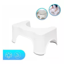 Banquinho Para Cócoras Apoio Para Os Pés Para Vaso Sanitário - Branco