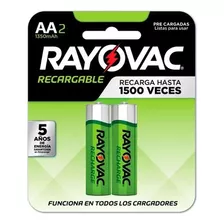 Pilas Rayovac Aa Recargable 1350mah 1.2v Ph Ventas