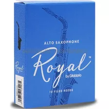 Palhetas Royal Para Sax Alto (caixa Com 10) - Nº 1,5 Até 3,5