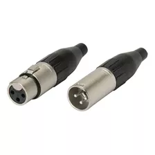 30 - Plug Xlr Linha Amphenol (15 Macho + 15 Fêmea)