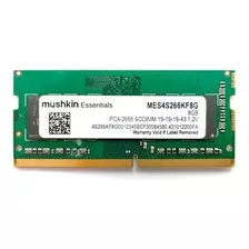 Memoria Ram Ddr4 8gb 2666 Mhz Mushkin Laptop