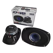 Jc Power Par De Medios Rangos 6x9 Con Driver Integrado 500w