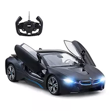 Rastar Bmw I8 Puerta Abierta Por Rc 114 Escala Negro Matebla