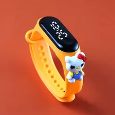 Relogio Digital Led Infantil Disney Super Herois Smartband