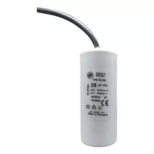 Condensador 25 Uf 450 Vac Con Cable
