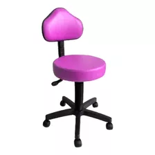 Cadeira Mocho Giratória Verona Pink 
