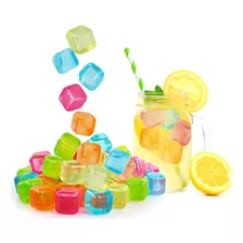 40x Cubos Para Hielo Reutilizables Prellenados Ecológicos