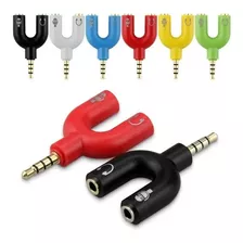 Separador De Audio Smartphone Microfono Audifono Plug 3.5mm