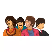 Sticker Para Carro Nuevo Vinil 16 Cm The Beatles