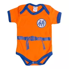 Body Tematico Mesversario Bebê Baby Maternidade Goku