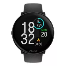 Reloj Inteligente Polar Fitness Watch Ignite 3 Con Bisel Negro, Color Plateado