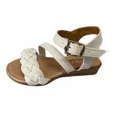 Huarache Infantil Trenzado Sandalia Moda Casual Dama Piso