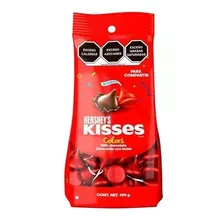 Hershey's Kisses Fiesta Chocolate Con Leche Colors Rojo 190g