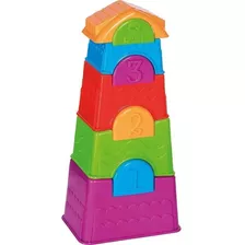 Apilable Torre De Colores Maluca Ta-te-ti Calesita 730