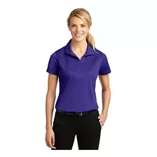 Sport-tek Mujeres Micropique Deporte Wick Polo S Púrpura.