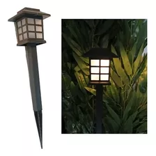 Farol Estaca Jardin Solar Led Exterior 1w Lampara Decorativa