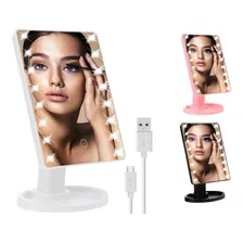 Espejo Maquillaje Tactil Luz 16 Led 3 Modos Hot Sale