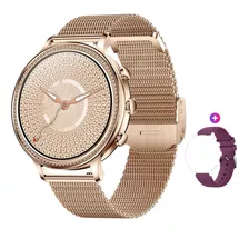 Smartwatch + 2 Correas Bluetooth Inteligente Mujer