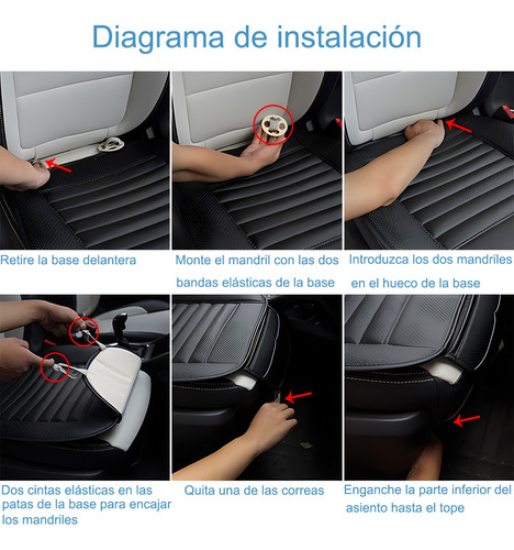 Funda Para Asientos De Auto Protector De Asiento 2 Piezas Foto 4