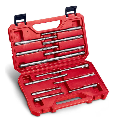 Juego 12 Mechas Widia Juego Set Brocas Kwb Sds Plus Maletin