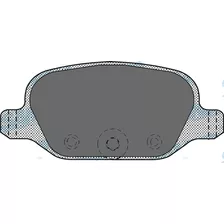 Pastillas De Freno Fiat Linea/ Citroen Nemo Trasera Ii