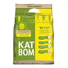 Granulado Natural Katbom Capim Limão 3kg Para Gatos