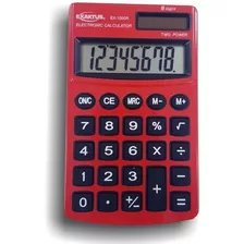 Calculadora Exaktus Ex-1000 Rojo